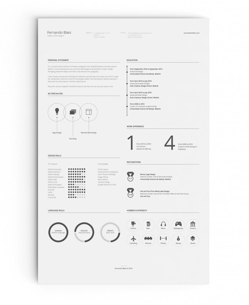 cv creatif original