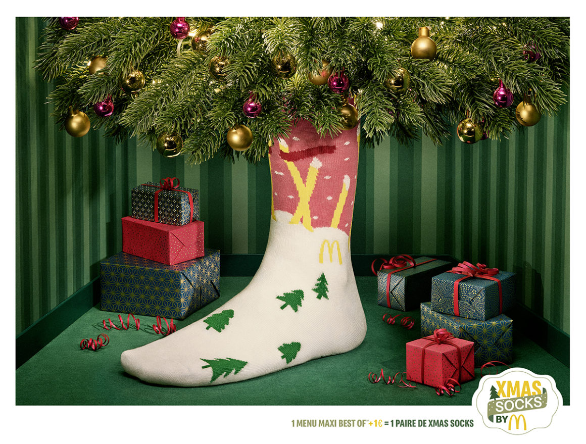 McDonald's lance sa collection de chaussettes de Noël 2021 en France 🧦🎄