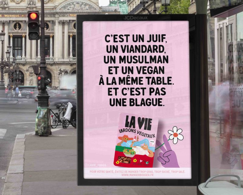 Une campagne créative et innovante pour des lardons vegan 🐷