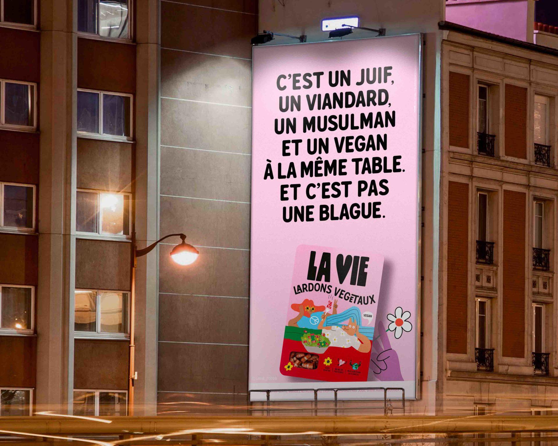 Une campagne créative et innovante pour des lardons vegan 🐷