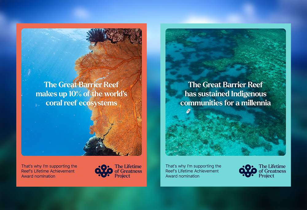 Cette campagne veut faire de la Grande Barrière de Corail le premier lauréat non humain de l’ONU