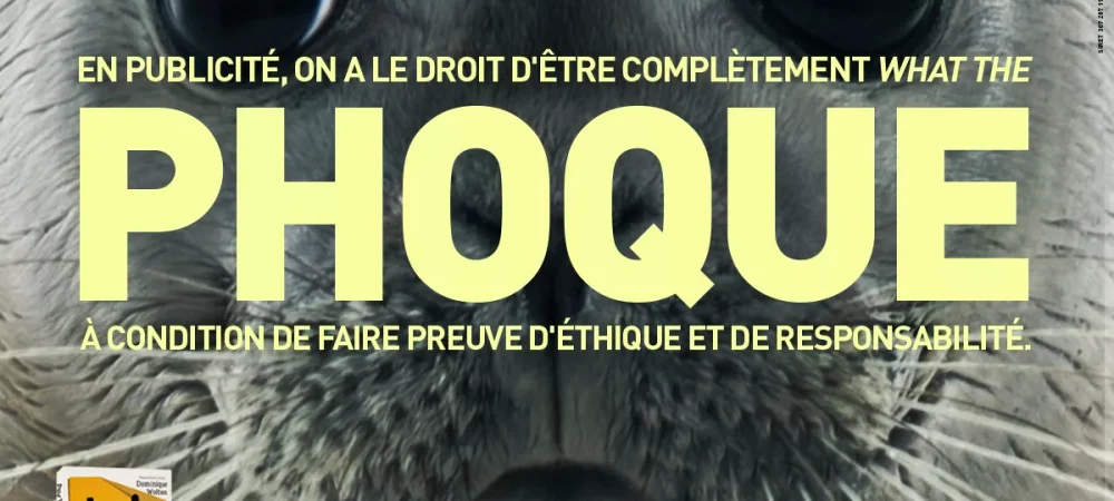 ARPP - Avis à la pub - Phoque - Agence Josiane