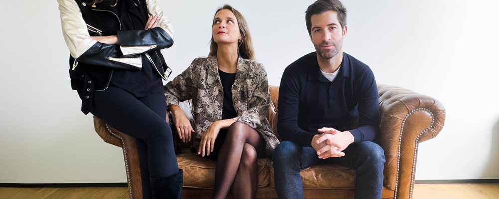 Julie Deshayes, Sarah Holgado et Arthur Amis