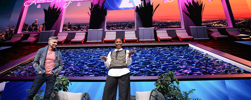 Paul Trani, Adobe evangelist, and actress Jessica Williams host MAX Sneaks at Adobe MAX 2025