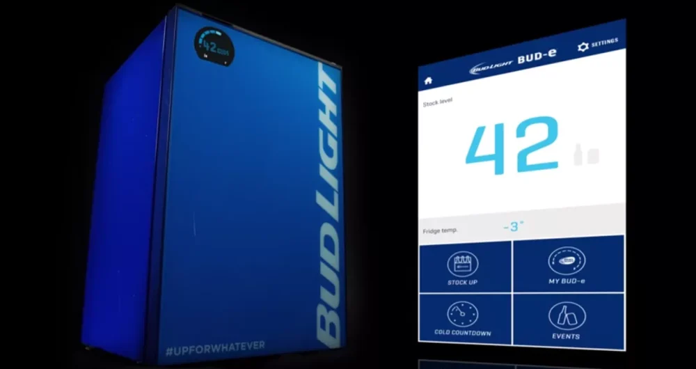 dans-ta-pub-bud-light-fridge-bud-e