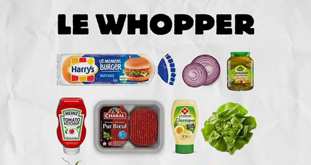 dans ta pub burger king quarantaine