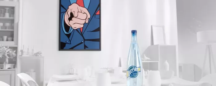 dans-ta-pub-perrier-fines-bulles-ogilvy-mather-a-table-publicité-tv
