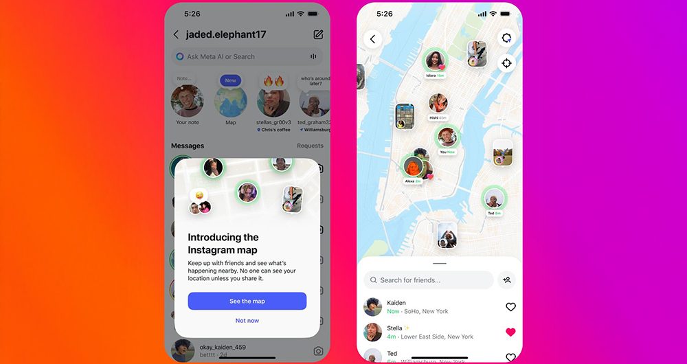 hero insta friend map