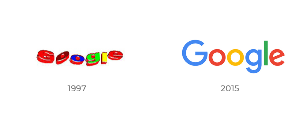 logo evolution google