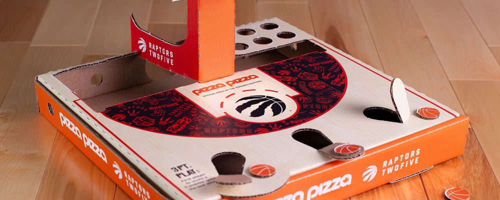 Pizza Pizza's Special Edition Raptors GameBox (CNW Group/Pizza Pizza Limited)