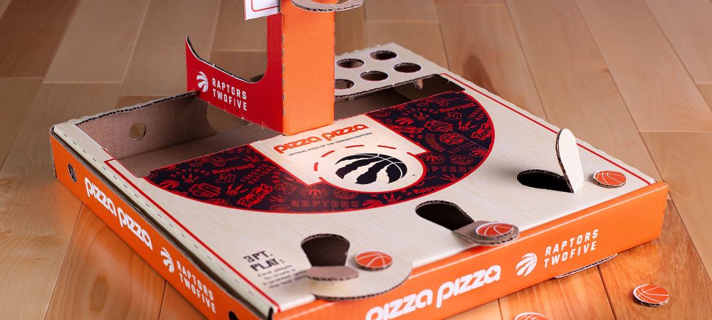 Pizza Pizza's Special Edition Raptors GameBox (CNW Group/Pizza Pizza Limited)