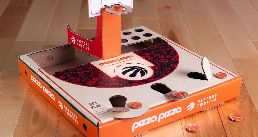 Pizza Pizza's Special Edition Raptors GameBox (CNW Group/Pizza Pizza Limited)