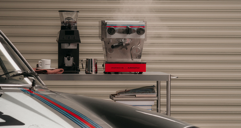 porsche machine a cafe