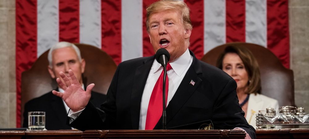 President Trump Delivers State Of The Union Address To Joint Session Of Congress
