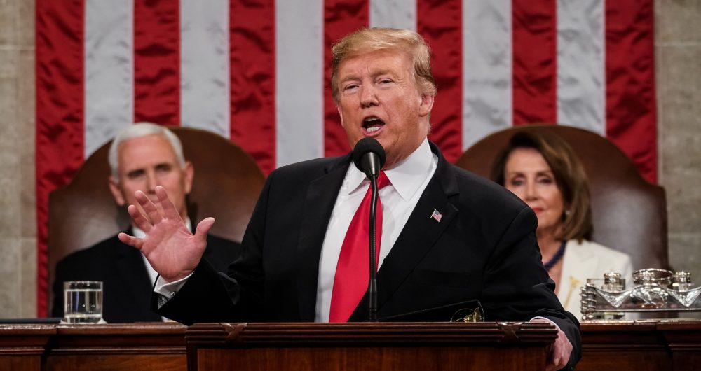 President Trump Delivers State Of The Union Address To Joint Session Of Congress